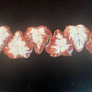 Rare Estate Find! Garon W.I. Jamaica clay bracelet💕